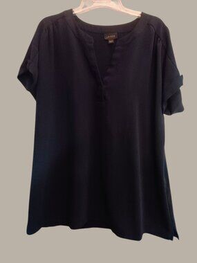 J.Jill blouse, summer top, short sleeve top, loose fit blouse.